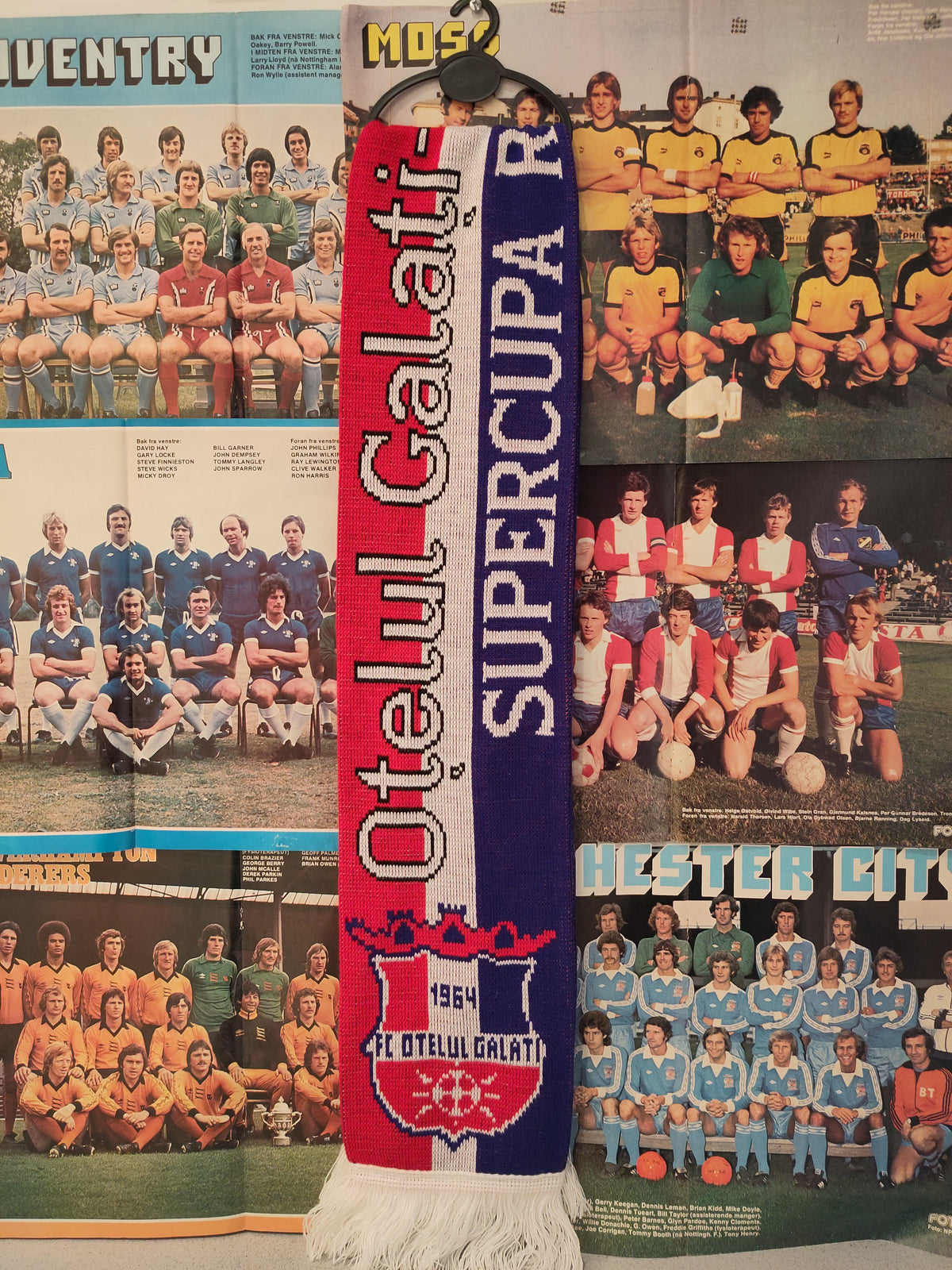 Otelul Galati skjerf half&half Steaua Bucuresti Supercupa Romaniei 2011*