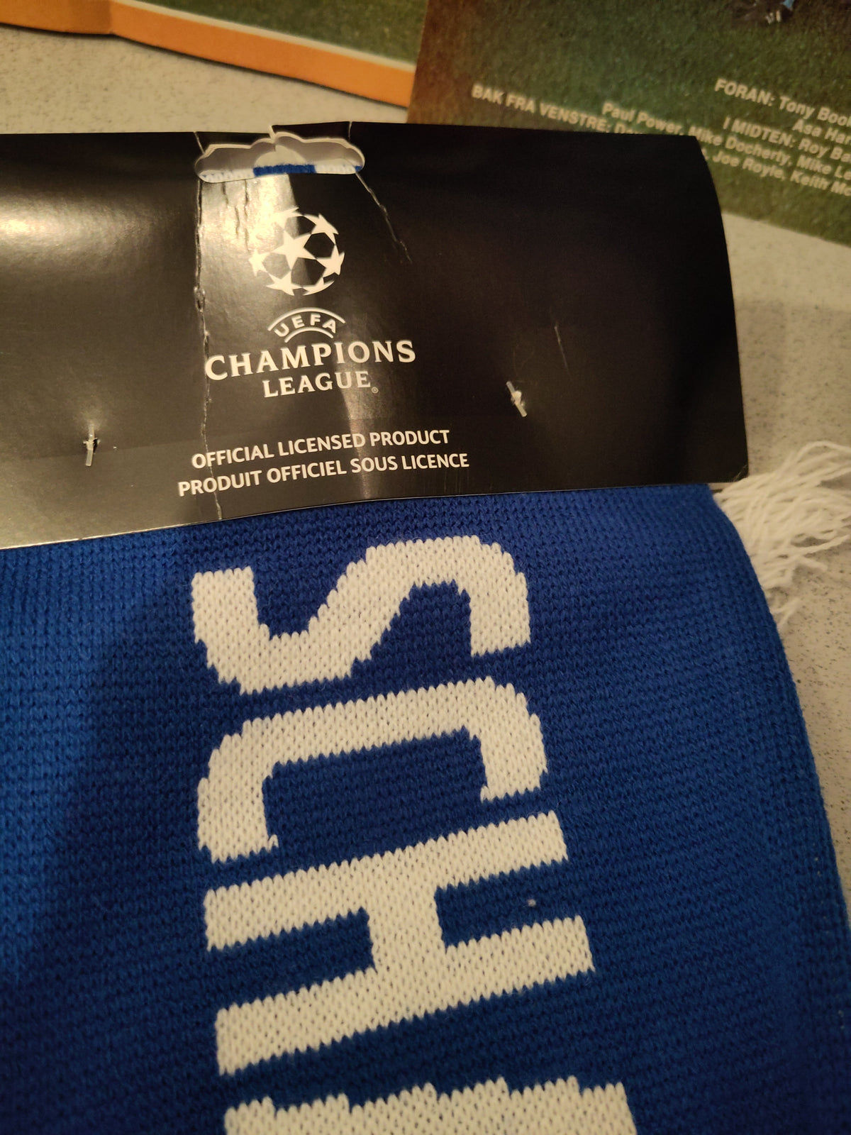 Manchester United skjerf half&half Schalke 04 2010-11 (BNWT)*