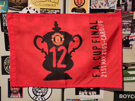 Manchester United flagg FA Cup final 2004-05*