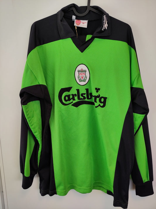 Liverpool drakt 1997-98 hjemme keeper med shorts