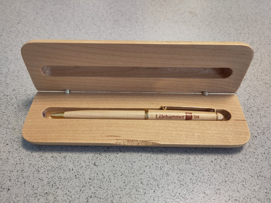 OL 1994 Lillehammer penn med futteral