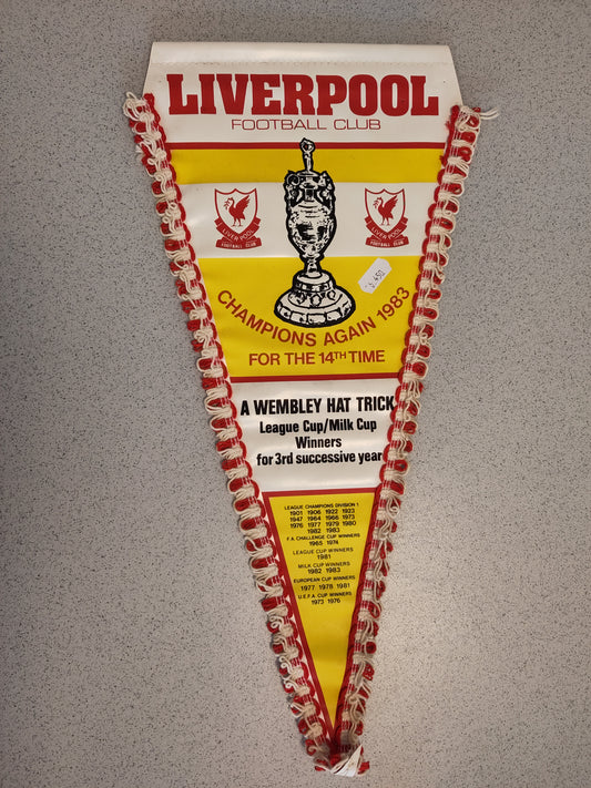 Liverpool pennant 1983 Champions again